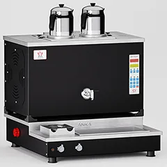 Anka Pro Plus Smart Çay Kazanı, Hibrit, 2 Demlikli, 20 Litre, Siyah