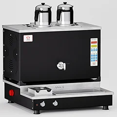 Anka Pro Plus Smart Çay Kazanı, Hibrit, 2 Demlikli, 20 Litre, Siyah