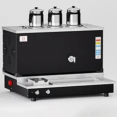 Anka Pro Plus Smart Çay Kazanı, Hibrit, 3 Demlikli, 30 Litre, Siyah