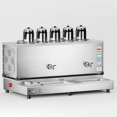Anka Pro Plus Smart Çay Kazanı, Hibrit, 5 Demlikli, 50 Litre, Inox