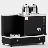 Anka Turbo Çay Kazanı, Hibrit, 2 Demlikli, 20 Litre, Siyah - Görsel 1