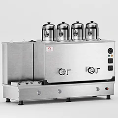 Anka Turbo Çay Kazanı, Hibrit, 4 Demlikli, 40 Litre, Inox