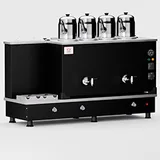 Anka Turbo Çay Kazanı, Hibrit, 4 Demlikli, 40 Litre, Siyah - Görsel 1
