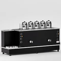 Anka Turbo Çay Kazanı, Hibrit, 5 Demlikli, 50 Litre, Siyah