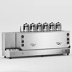 Anka Turbo Çay Kazanı, Hibrit, 6 Demlikli, 60 Litre, Inox