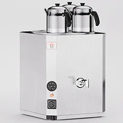 Anka Yeni Nesi Çay Makinası, 3 Demlikli, 35 Litre, Inox