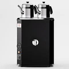 Anka Yeni Nesil Çay Makinası, 2 Demlikli, 25 Litre, Siyah