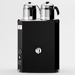 Anka Yeni Nesil Çay Makinası, 3 Demlikli, 35 Litre, Siyah
