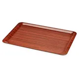 Arcoform Lamine Ceviz Desenli Pürüzsüz Tepsi 34x24 cm - Görsel 1
