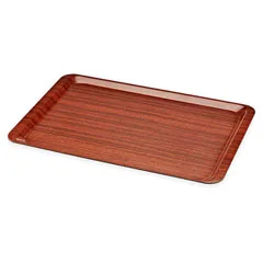 Arcoform Lamine Ceviz Desenli Pürüzsüz Tepsi 34x24 cm
