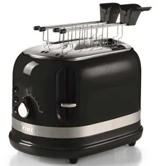 Ariete Moderna 2 Dilim Ekmek Kızartma Makinesi, 815 w, Siyah