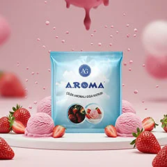 A.ROMA Aromalı Dondurma Katkısı, Çilek, 300 Gr