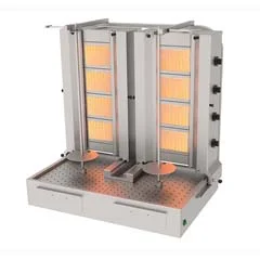 Atalay Döner Ocağı,Alttan Motorlu, Raydan 4x2 Cm, yanyana, Gazlı, ADG 4+4A