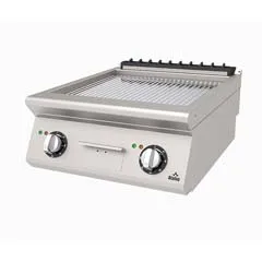 Atalay Elektrikli Izgara, Nervürlü, Krom Yüzeyli, 60x73x30 Cm, AEI 673 N CR