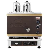 Ateşe Gold Analog Çay Kazanı, Statik Boyalı, Gazlı Elektrikli, 2 Demlikli - Görsel 1