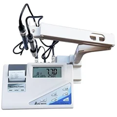 AZ 86555 Yazıcılı Masaüstü pH, İletkenlik, TDS, Tuzluluk, Sıcaklık Ölçer