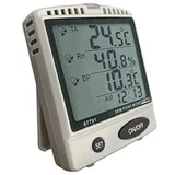 AZ 87791 Alarmlı Sıcaklık ve Nem Ölçer, Dewpoint Göstergeli - Görsel 1