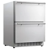 Berfmann BUR113-DSS Tezgah Altı Ankastre Buzdolabı, Çift Çekmeceli, 113 lt - Görsel 1