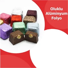 Beysa Alüminyum Çikolata Folyosu Oluklu Mavisi