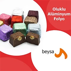 Beysa Alüminyum Çikolata Folyosu Oluklu Yeşili