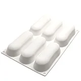 Beysa BQ2449 Eclair Silikon Kalıp, 6lı - Görsel 1
