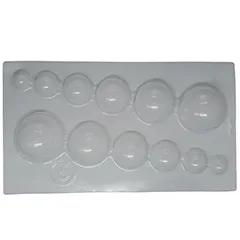 Beysa Daire Çikolata Kalıbı, Pvc, 12Li Set
