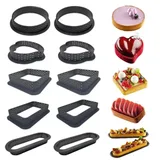 Beysa Delikli Kalp Tart Kalıbı, Exoglass - Görsel 1