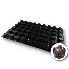 Beysa K079 Sekizgen Silikon Muffin Kalıbı, 40x60 cm