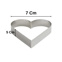 Beysa Kalp Pasta Çemberi, 7cm