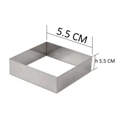 Beysa Pasta Çemberi Kare, 5,5x5,5 cm