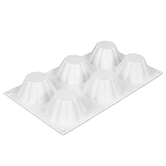 Beysa Silikon Brioche Kalıbı, 6lı, 17x29,5 cm