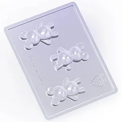 Beysa Surenapart Ayıcık Çikolata Kalıbı, Pvc, 3lü