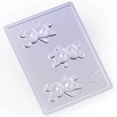 Beysa Surenapart Ayıcık Çikolata Kalıbı, Pvc, 3lü