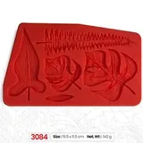 Beysa Surenapart M3084 Yaprak Şeker Hamuru Silikonu, 19,5x11,5 cm - Görsel 1
