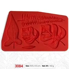 Beysa Surenapart M3084 Yaprak Şeker Hamuru Silikonu, 19,5x11,5 cm