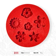 Beysa Surenapart M3111 Şeker Hamuru Silikonu, 8x8 cm
