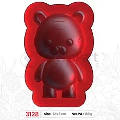 Beysa Surenapart M312 Ayıcık Şeker Hamuru Silikonu, 12x8 cm