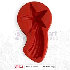 Beysa Surenapart M3154 Yıldız Şeker Hamuru Silikonu, 11x7 cm