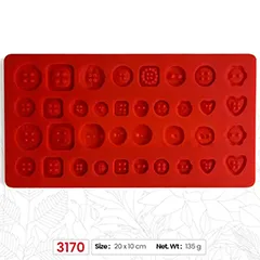 Beysa Surenapart M3170 Şeker Hamuru Silikonu, Düğme