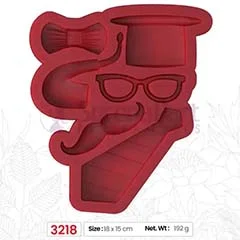 Beysa Surenapart M3218 Silikon Şeker Hamuru Kalıbı, 18x15 cm