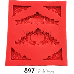 Beysa Surenapart M897 Silikon Şeker Hamuru Kalıbı, 9x10 cm