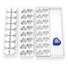Beysa Surenapart Mgn08 Plastik Petifür Kalıbı, Kalp, 40x21 cm