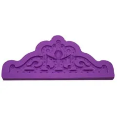 Beysa Surenapart Ml132 İşlemeli 3 Kemer Silikon Şeker Hamuru Kalıbı, 22x10 cm