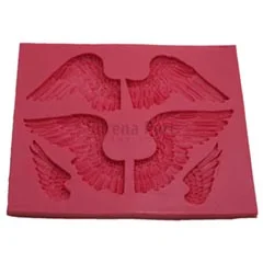 Beysa Surenapart Ml238 Kanat Silikon Şeker Hamuru Kalıbı, 17,5x14,5 cm