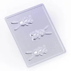 Beysa Surenapart Tavşan Çikolata Kalıbı, 3lü, Pvc