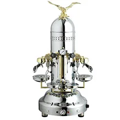 Bezzera Eagle Dome Vertical Chrome Otomatik Espresso Kahve Makinesi, 2 Gruplu
