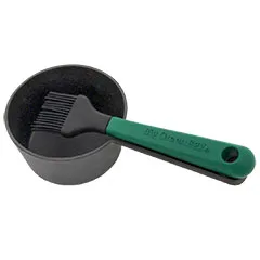 Big Green Egg Döküm Demir Sos Tenceresi ve Fırçası