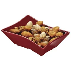Biradlı Açık Büfe Minimalist, Sosluk, Çerezlik, 11,5x7x4 cm, Kırmızı