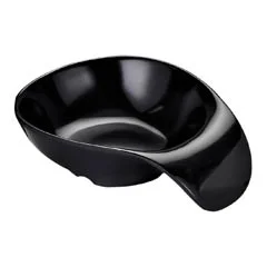 Biradlı Açık Büfe Minimalist, Sosluk, Çerezlik, 13x9x3,5 cm, Siyah
