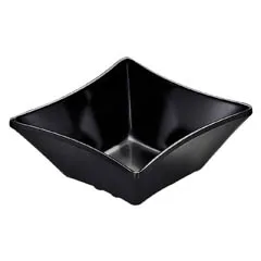 Biradlı Açık Büfe Minimalist, Sosluk, Çerezlik, 8x8x3,5 cm, Siyah